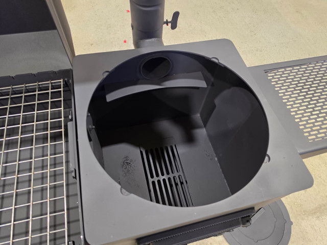 Комплект печь/гриль/коптильня квадратный D40 см