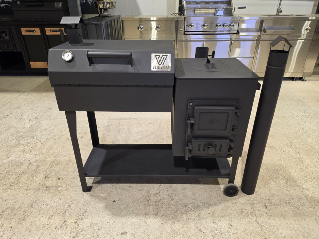 Комплект печь/гриль/коптильня квадратный D40 см