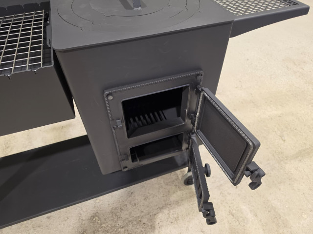 Комплект печь/гриль/коптильня квадратный D45 см